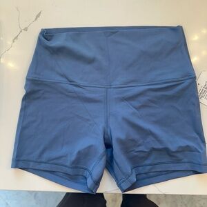 lululemon athletica High-Waisted Blue Shorts